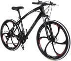 Road Bike, 26 Inch Wheels, 21 Speed 700c Non-Slip Dual Disc Brake Bicycle