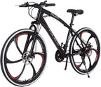 Road Bike, 26 Inch Wheels, 21 Speed 700c Non-Slip Dual Disc Brake Bicycle