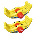 Swimline 9058 Giant Inflatable Sea-Saw Water Rocker 2 Person Swimming Pool Float with Built-In Handles for Kids and Adults,