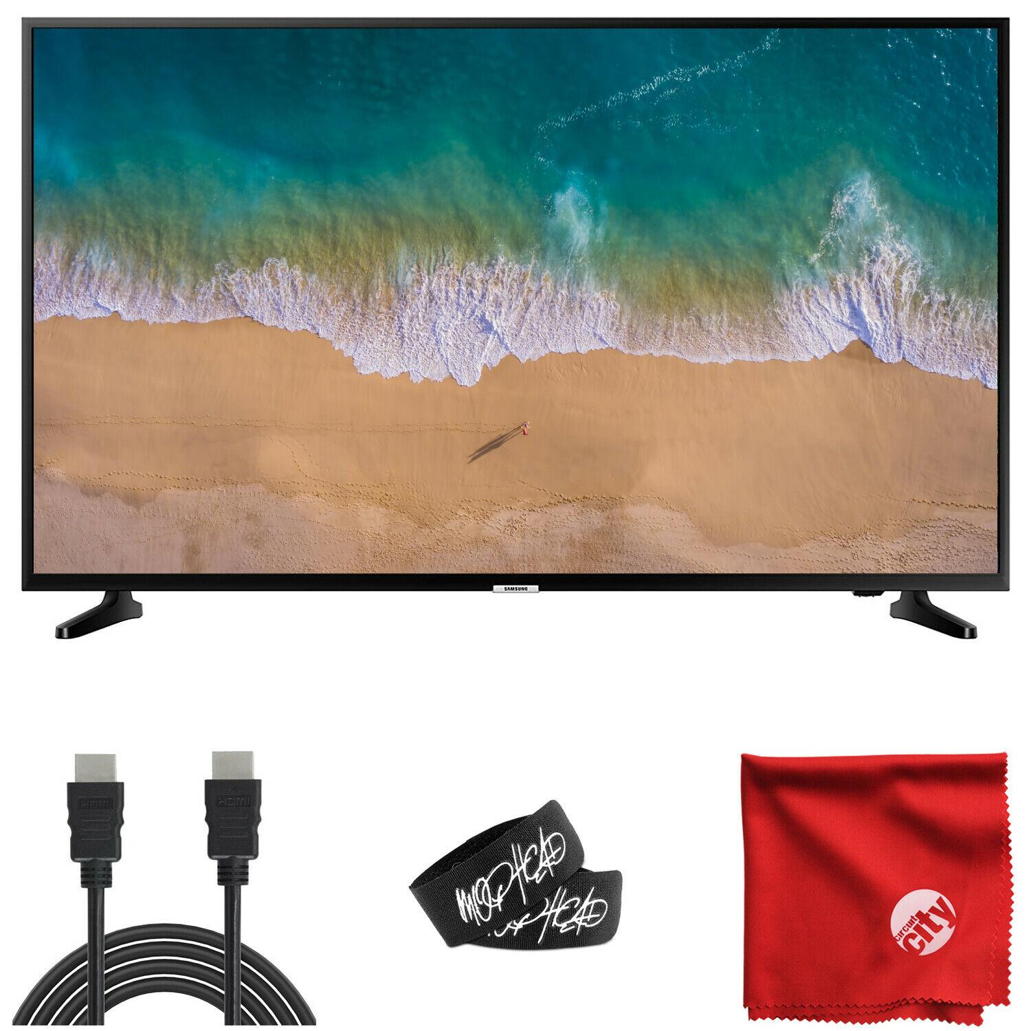 samsung 43-inch nu6900 4k hdr uhd smart led tv un43nu6900bfxza usb hdmi bundle