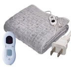 Electric Heated Blanket, 50 x 60 inches Heated Throw Blanket with 3 Heating Levels, Washable Flannel Heating Pad, Soft Electric Heating Pad, Suitable for Home and Office