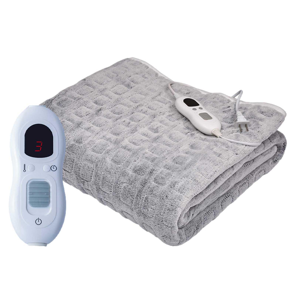 Electric Heated Blanket, 50 x 60 inches Heated Throw Blanket with 3 Heating Levels, Washable Flannel Heating Pad, Soft Electric Heating Pad, Suitable for Home and Office