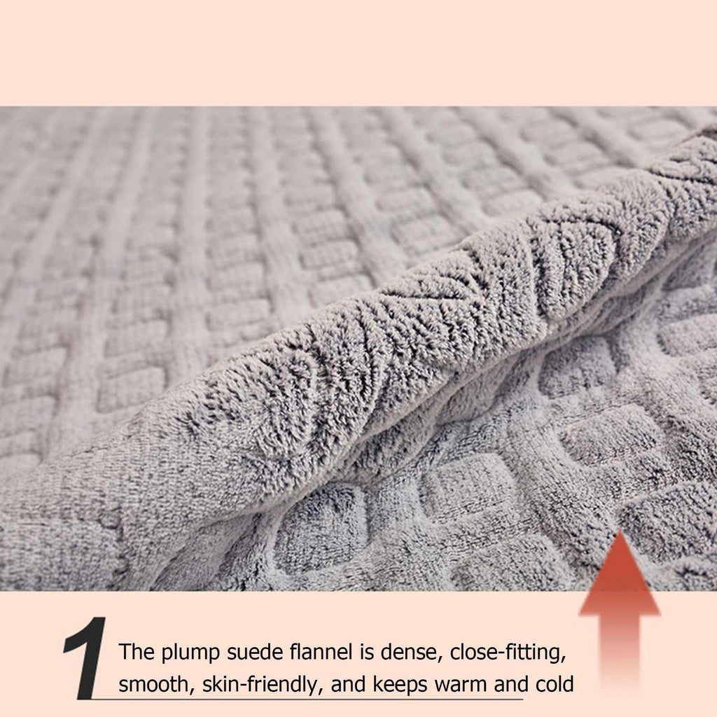 Electric Heated Blanket, 50 x 60 inches Heated Throw Blanket with 3 Heating Levels, Washable Flannel Heating Pad, Soft Electric Heating Pad, Suitable for Home and Office