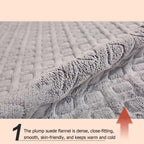 Electric Heated Blanket, 50 x 60 inches Heated Throw Blanket with 3 Heating Levels, Washable Flannel Heating Pad, Soft Electric Heating Pad, Suitable for Home and Office