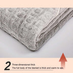 Electric Heated Blanket, 50 x 60 inches Heated Throw Blanket with 3 Heating Levels, Washable Flannel Heating Pad, Soft Electric Heating Pad, Suitable for Home and Office