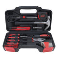 39-Piece Household Tools Kit Essential Home Repair Set with Plastic Toolbox Ideal for ColleStudents, Home Use & More