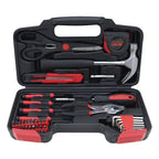 39-Piece Household Tools Kit Essential Home Repair Set with Plastic Toolbox Ideal for ColleStudents, Home Use & More