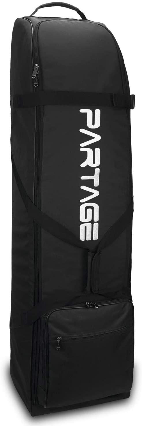 Golf Travel Bag, Golf Travel Case for Airlines, 600D Heavy Duty Oxford -Black