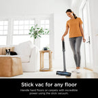 Shark WS642 WANDVAC System Pet 3-in-1 Ultra-Lightweight Powerful Cordless Stick &amp; Handheld Vacuum Combo with Charging Dock, Duster Crevice Tool &amp; Pet Multi-Tool, Grey