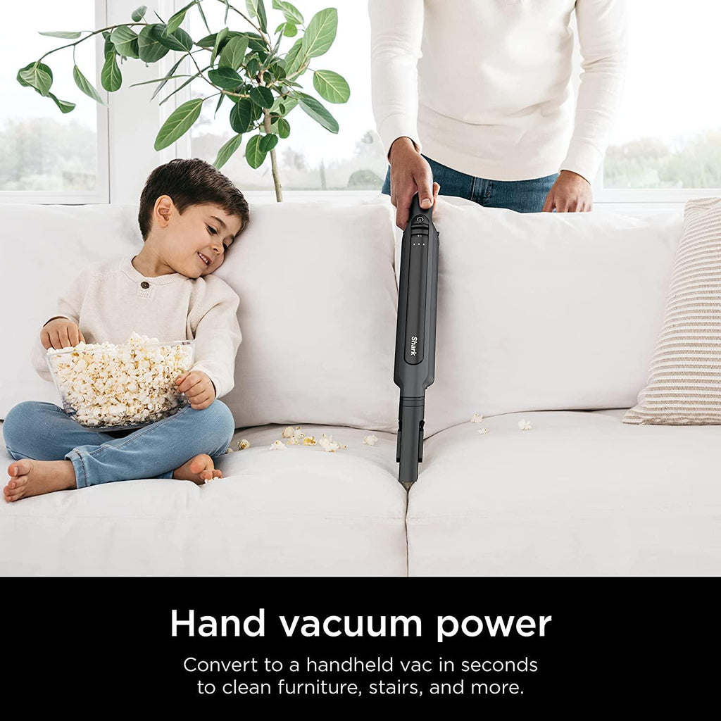 Shark WS642 WANDVAC System Pet 3-in-1 Ultra-Lightweight Powerful Cordless Stick &amp; Handheld Vacuum Combo with Charging Dock, Duster Crevice Tool &amp; Pet Multi-Tool, Grey