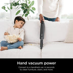 Shark WS642 WANDVAC System Pet 3-in-1 Ultra-Lightweight Powerful Cordless Stick &amp; Handheld Vacuum Combo with Charging Dock, Duster Crevice Tool &amp; Pet Multi-Tool, Grey