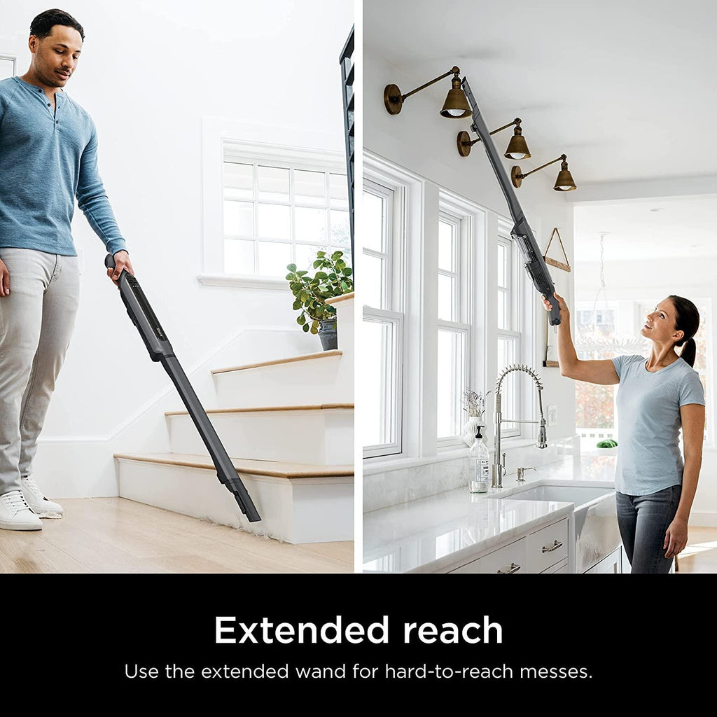 Shark WS642 WANDVAC System Pet 3-in-1 Ultra-Lightweight Powerful Cordless Stick &amp; Handheld Vacuum Combo with Charging Dock, Duster Crevice Tool &amp; Pet Multi-Tool, Grey