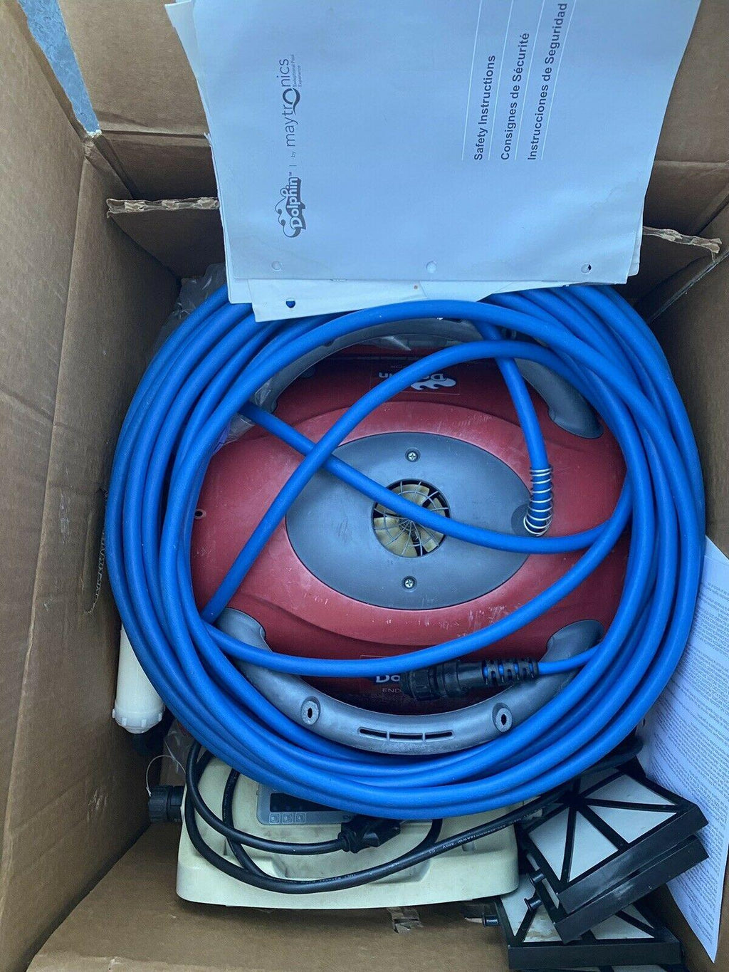 rare maytronics dolphin s series endeavor inground robotic pool cleaner