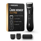 Lawn Mower4.0 PRO - Groin &amp; Body Hair Trimmer, Updated SkinSafeTrimmer Blade, Waterproof Wet/Dry Groomer, USB-C &amp; Wireless Charging Compatible, Men’s Ball Shaver with Travel Lock