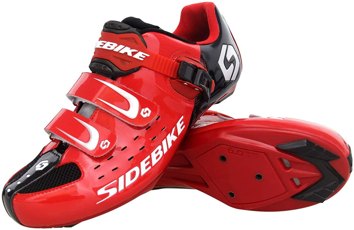 21Grams SIDEBIKE Men's Cycling Shoes,Breathable Cushioning Road Bike Shoes with Pedals &amp; Cleats