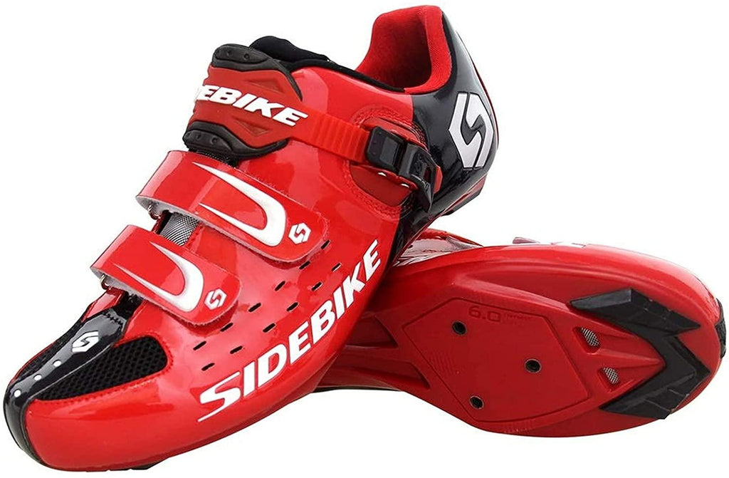 21Grams SIDEBIKE Men's Cycling Shoes,Breathable Cushioning Road Bike Shoes with Pedals &amp; Cleats