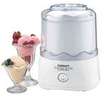 ICE-20 Automatic 1-1/2-Quart Ice Cream Maker, White (Renewed)