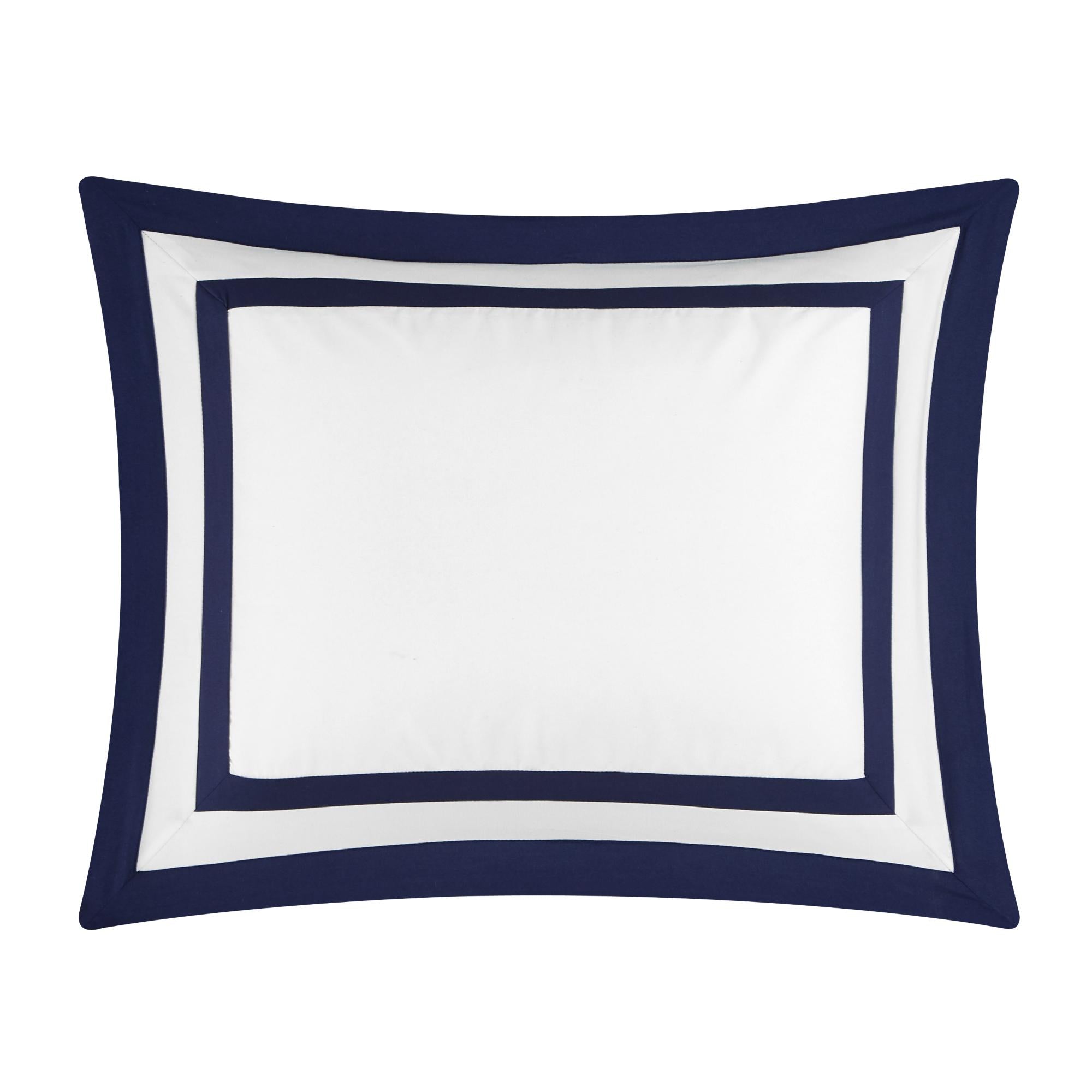 Chic Home Hortense Comforter And Quilt Set Hotel Collection  Fish Scale Pattern Bed In A Bag Navy, Twin - Twin