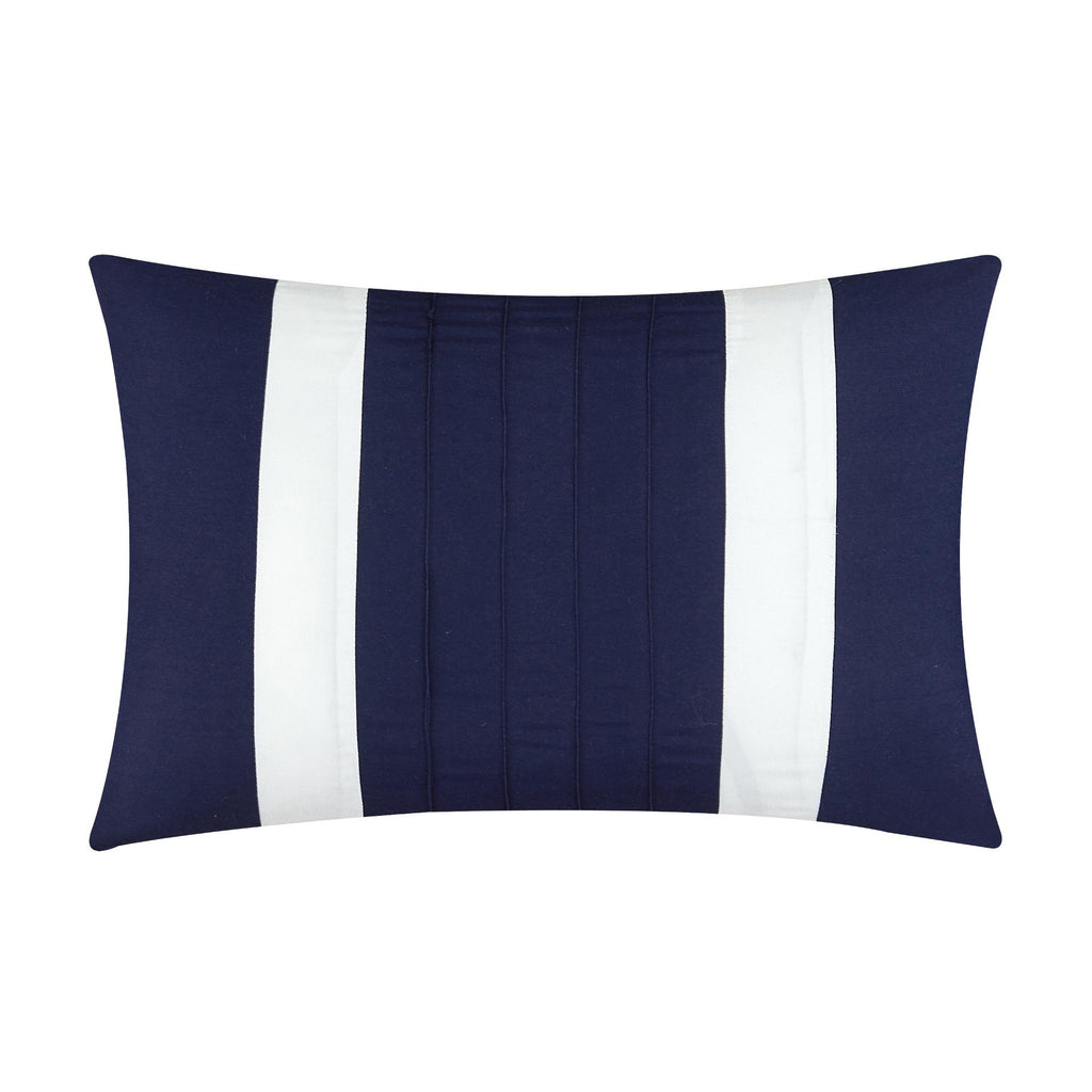 Chic Home Hortense Comforter And Quilt Set Hotel Collection  Fish Scale Pattern Bed In A Bag Navy, Twin - Twin