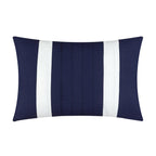 Chic Home Hortense Comforter And Quilt Set Hotel Collection  Fish Scale Pattern Bed In A Bag Navy, Twin - Twin