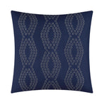 Chic Home Hortense Comforter And Quilt Set Hotel Collection  Fish Scale Pattern Bed In A Bag Navy, Twin - Twin