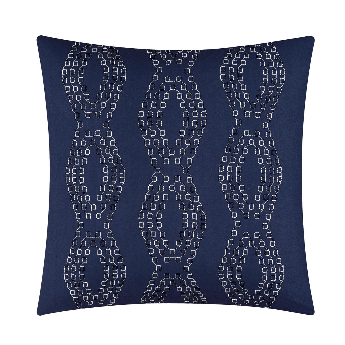 Chic Home Hortense Comforter And Quilt Set Hotel Collection  Fish Scale Pattern Bed In A Bag Navy, Twin - Twin