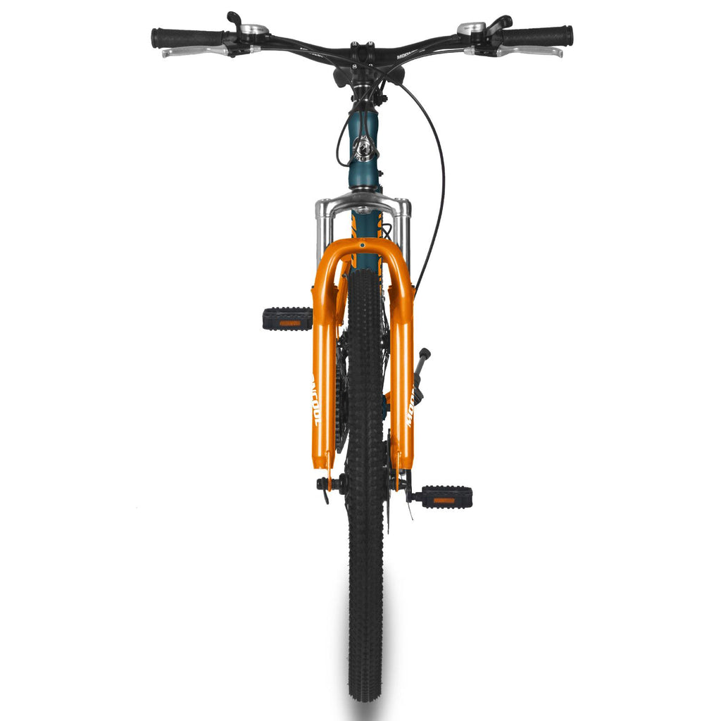 Lilypelle Mountain Bike Youth/Adult,27.5 Inch 21 Speed Double Disc Brake Dual Full Suspension Aluminum Farm Bikes,Green