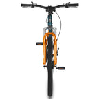 Lilypelle Mountain Bike Youth/Adult,27.5 Inch 21 Speed Double Disc Brake Dual Full Suspension Aluminum Farm Bikes,Green