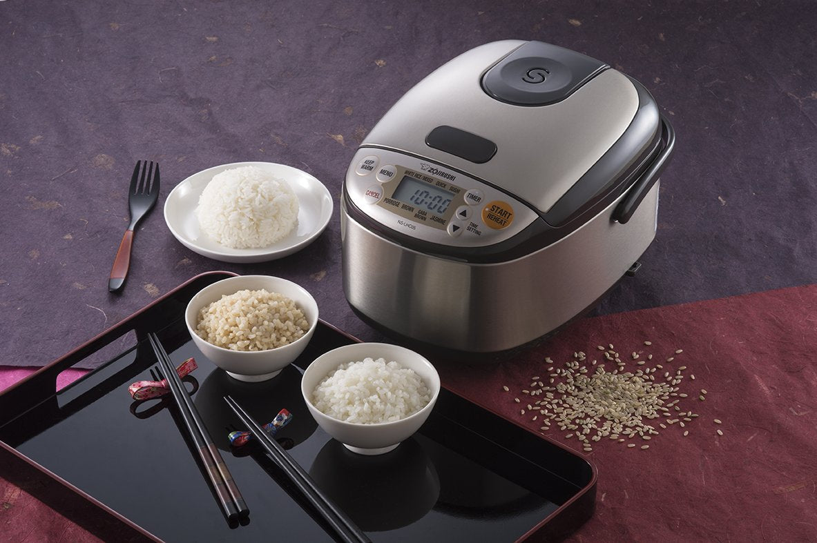 NS-LHC05 Micom Rice Cooker & Warmer,  Dark Brown, 3 Cups Uncooked