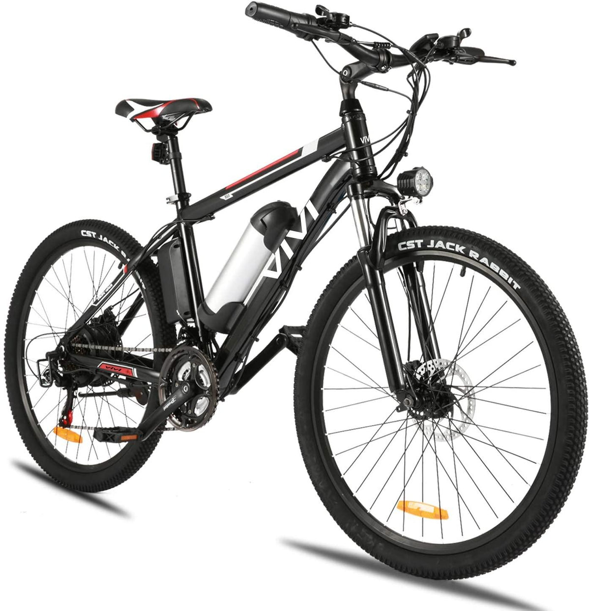 Vivi 500W/350W Electric Bike, Adult Electric Bikes 26" Mountain Bike Bicycle with 21-Speed Gears/Removable 48V/12.5Ah/36V/8Ah Battery/4 Modes/2 Mudguards