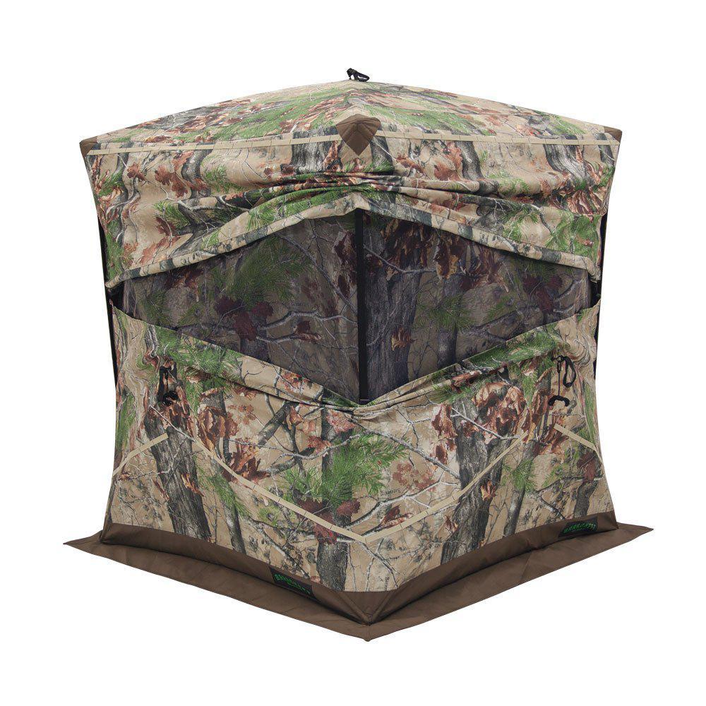Ox 4 Backwoods Camo Pop Up Ground Hunting Blind (2-Pack)