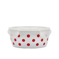 Kenna Red Storage Bowl with Lid