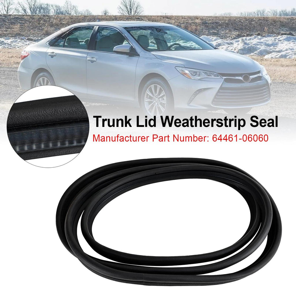 2007-2016 Toyota Camry Rear Trunk Lid Weatherstrip Rubber Seal 64461-06060 64461-33070 Generic