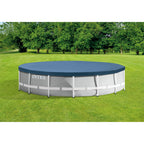26723EH 15ft x 42in Prism Frame Above Ground Swimming Pool Set with Debris Cover, Ladder, and 120V 1,000 GPH Cartridge