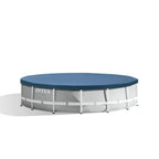 26723EH 15ft x 42in Prism Frame Above Ground Swimming Pool Set with Debris Cover, Ladder, and 120V 1,000 GPH Cartridge