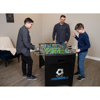 Playoff 4 ft. Foosball Table, Soccer Game for Kids and s with Ergonomic Handles, Analog Scoring and Leg Levelers