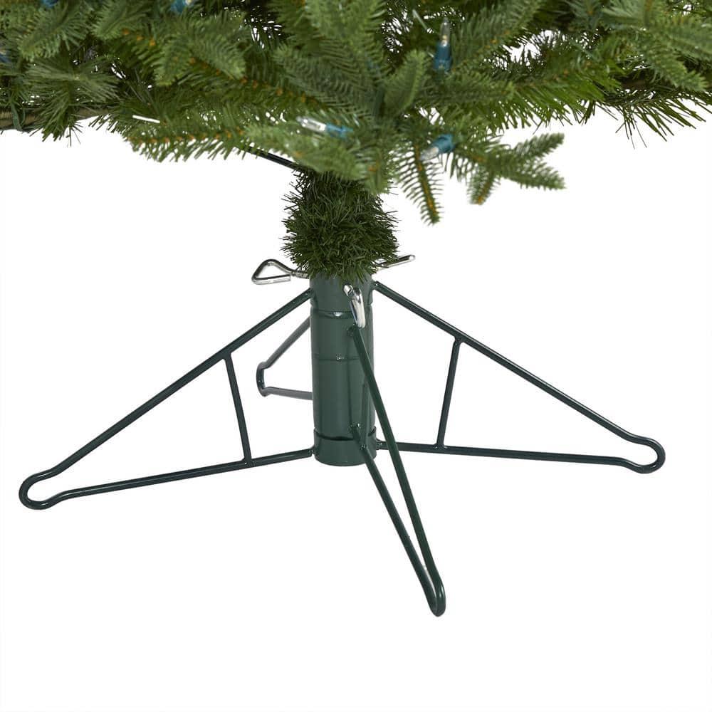 5 ft. Pre-lit Cambridge Fir Artificial Christmas Tree with 300 Clear Warm Multi-Function LED Lights
