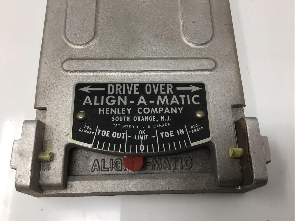 Align-A-Matic Heavy Duty Drive On Car Wheel Alignment Tool Ford Chevy