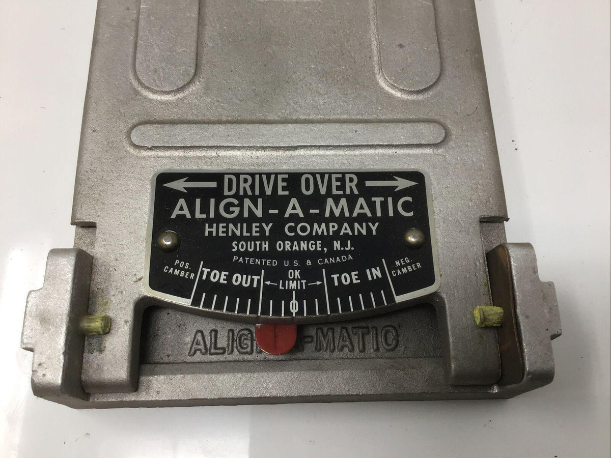 Align-A-Matic Heavy Duty Drive On Car Wheel Alignment Tool Ford Chevy