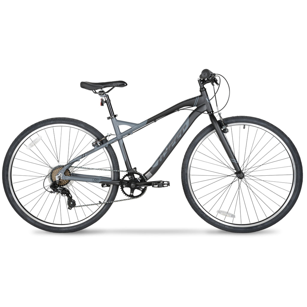 Hyper Bicycles 700c Adult Urban Bike, Black/Gray