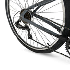 Hyper Bicycles 700c Adult Urban Bike, Black/Gray