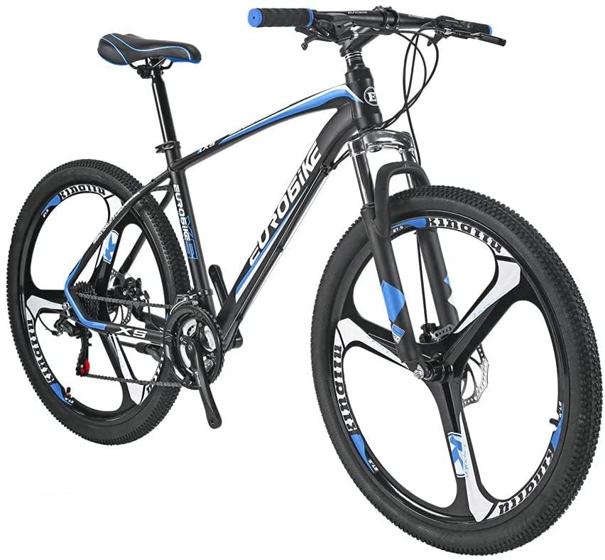 SD X5 27.5 Inch Adult Mountain Bike Aluminum Frame Bicycle Disc Brake 21 Speed Front Suspension Alloy MTB Bikes Men Bicycle