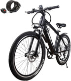 Electric Bicycle Mountain Electric Bike 6 Speed Gear with Battery LCD Display and Charger