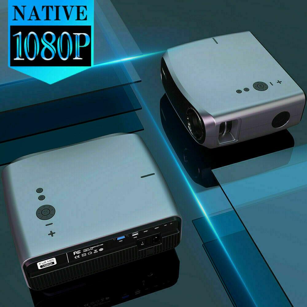 2021 native 1080p projector 8500lumens home theater compatible tv stick hdmi usb
