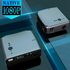 2021 native 1080p projector 8500lumens home theater compatible tv stick hdmi usb