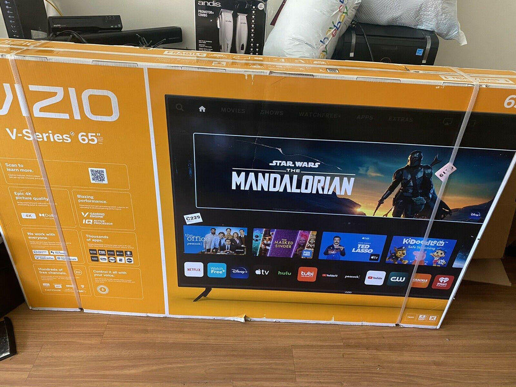 vizio v-series 65 inch 4k hdr smart tv - black