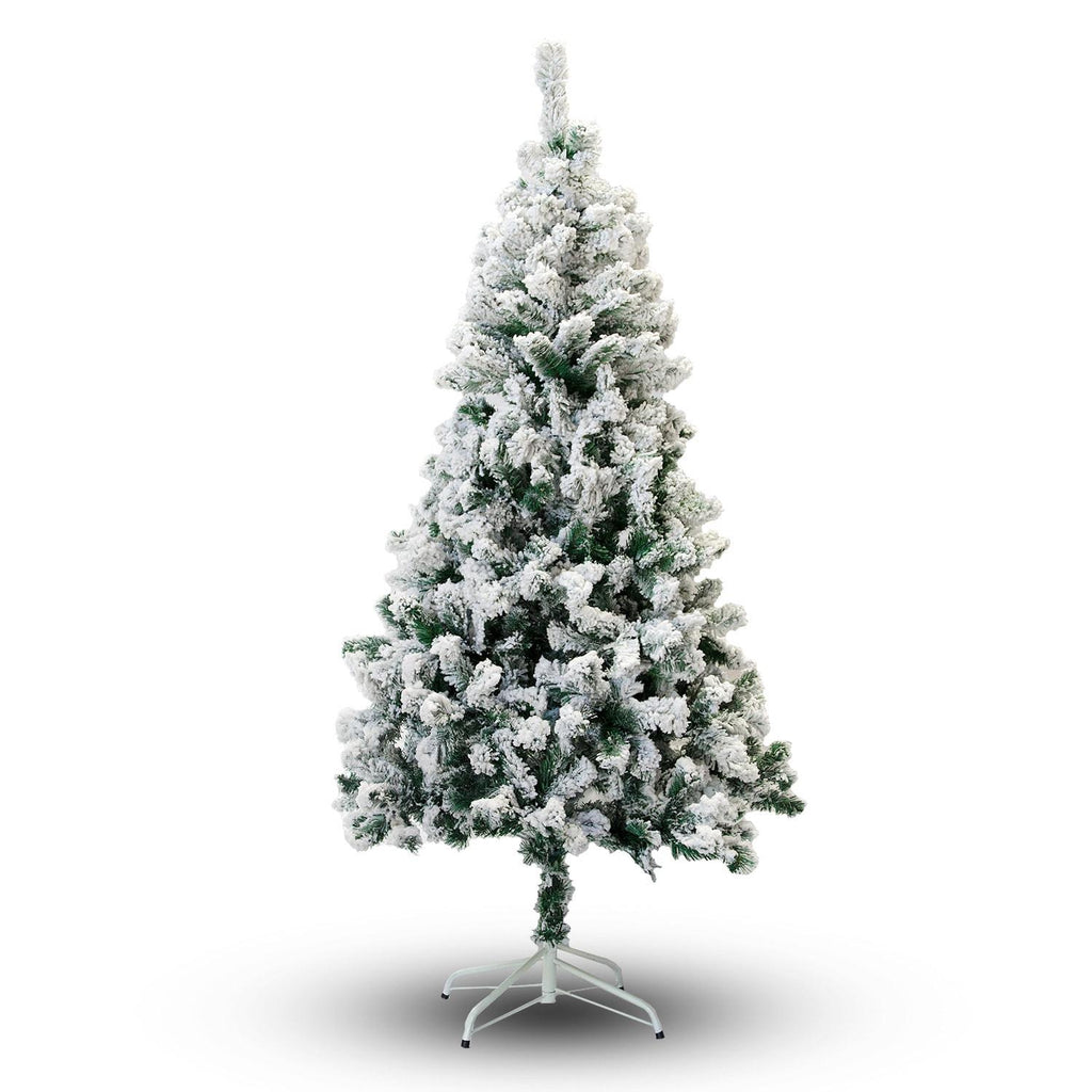 Perfect Holiday 7ft Snow Flocked Christmas Tree
