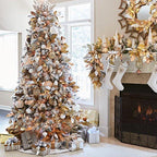 Perfect Holiday 7ft Snow Flocked Christmas Tree