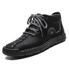 Autumn Winter Men's Big Size Leather Boots