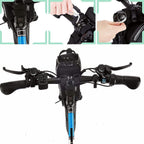 VIVI 350W Folding E-Bike Adult Electric Mountain Bike 26 Inch Folding Electric Bicycle with Removable 36V/8 Ah Lithium-Ion Battery, Full-Suspension E-MTB, 21 Speed Gear
